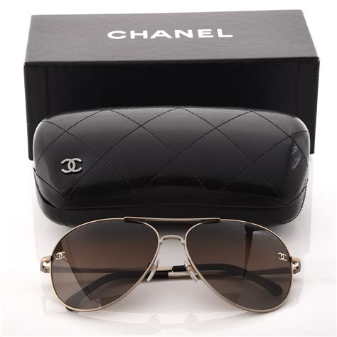 chanel white aviator sunglasses|chanel sunglasses price.